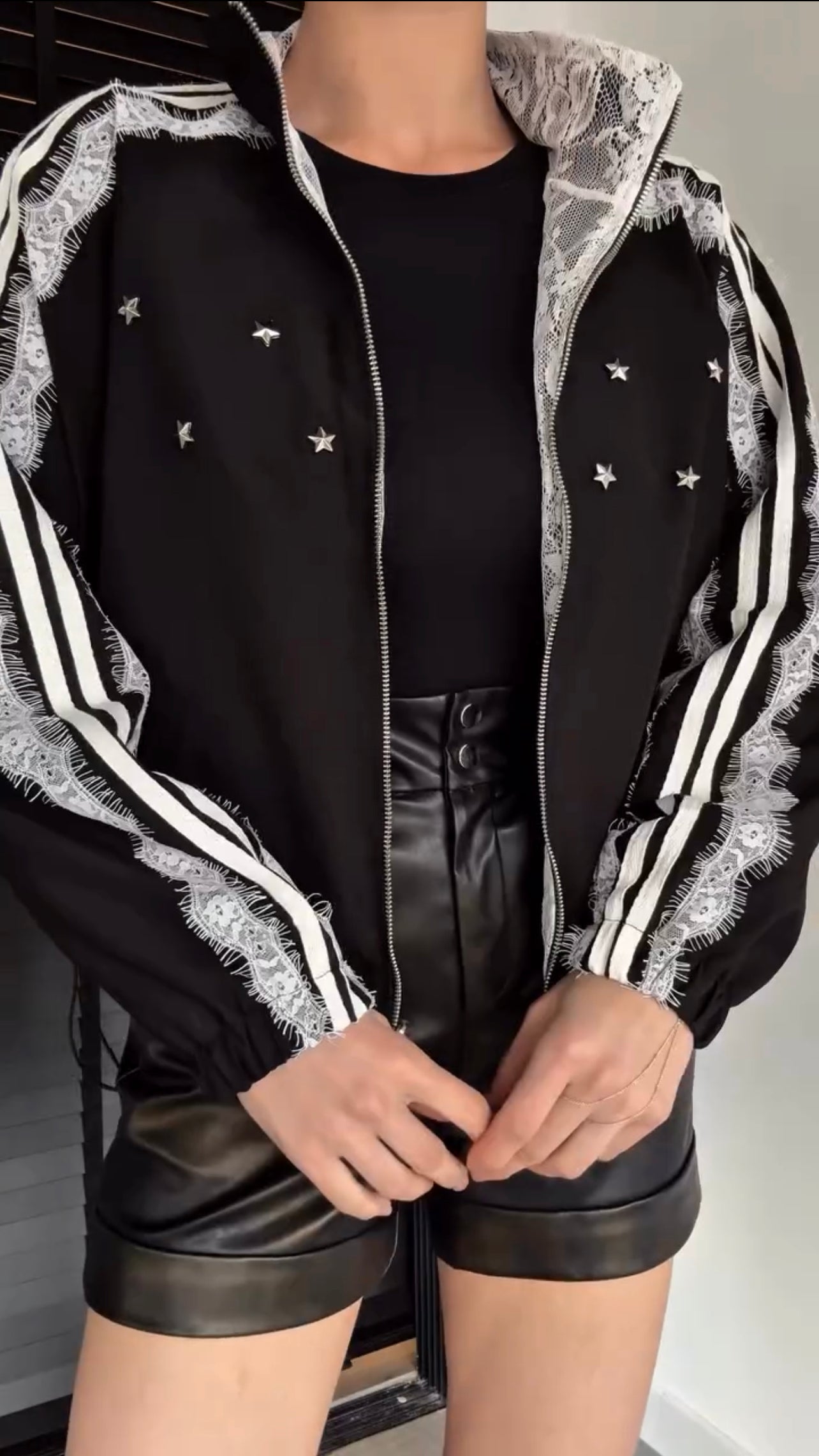 Veste DOUBLE-FACE Dentelle