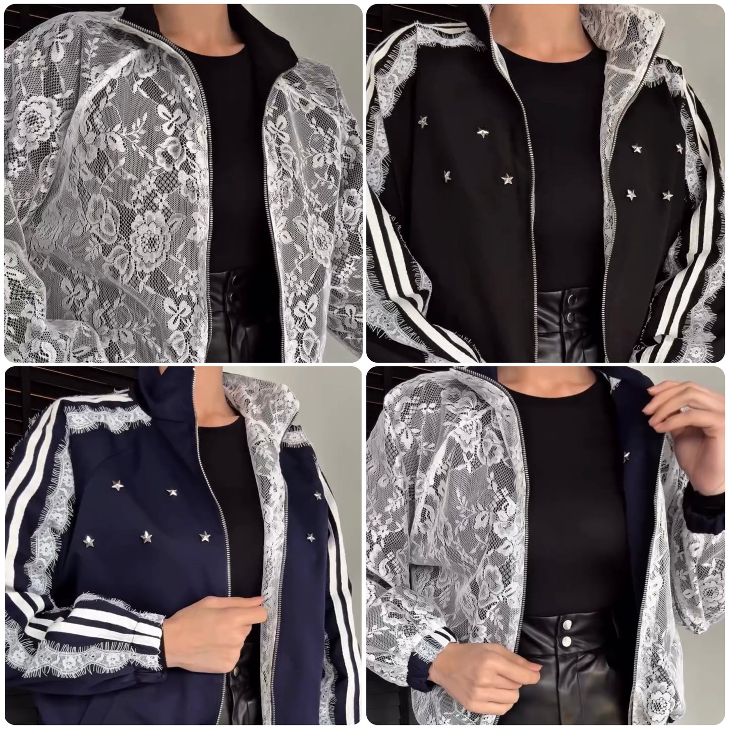 Veste DOUBLE-FACE Dentelle